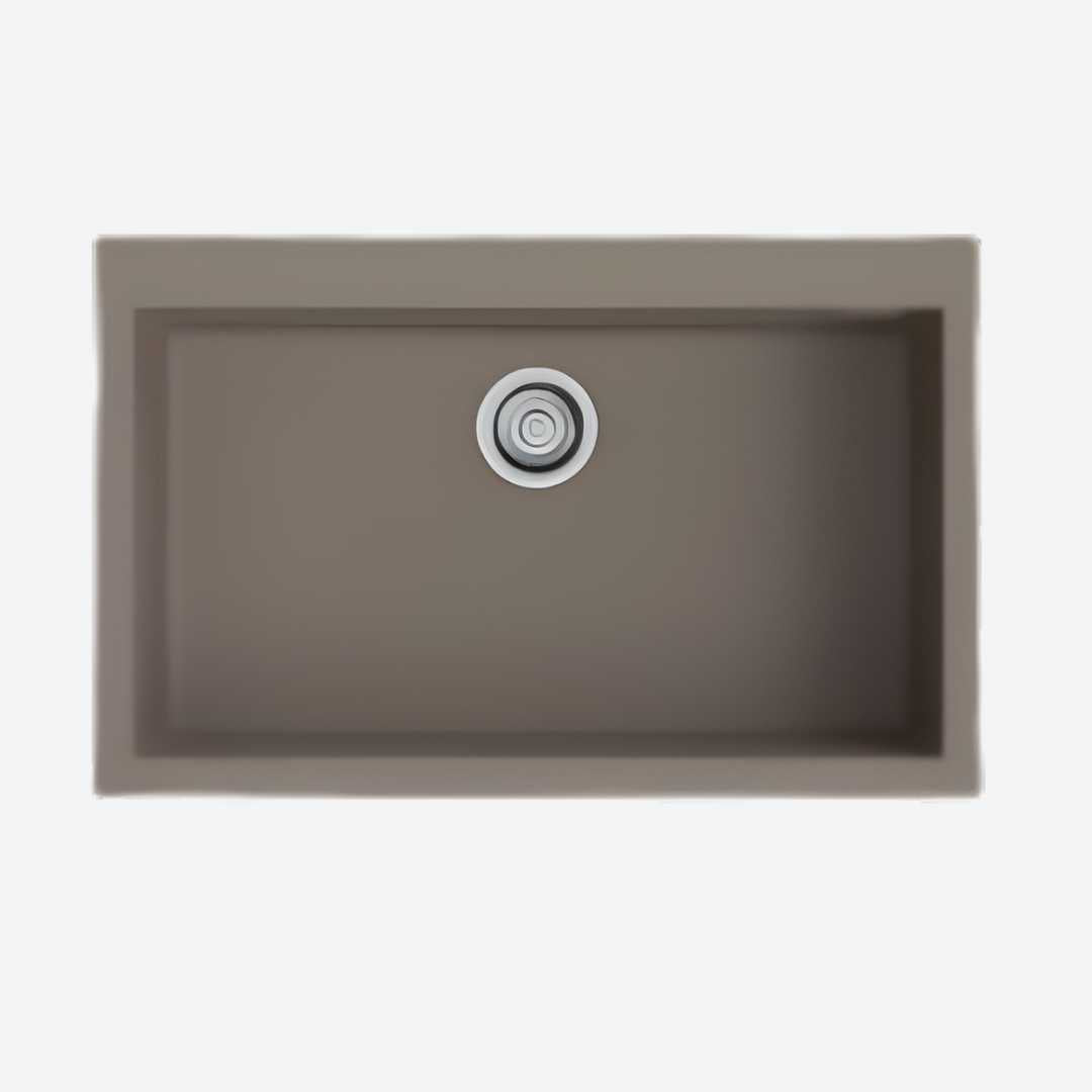 Tarja empotrable para mueble de 80cm 79cm 31.10" TECNOLAM NEVADAMIX79X501V01