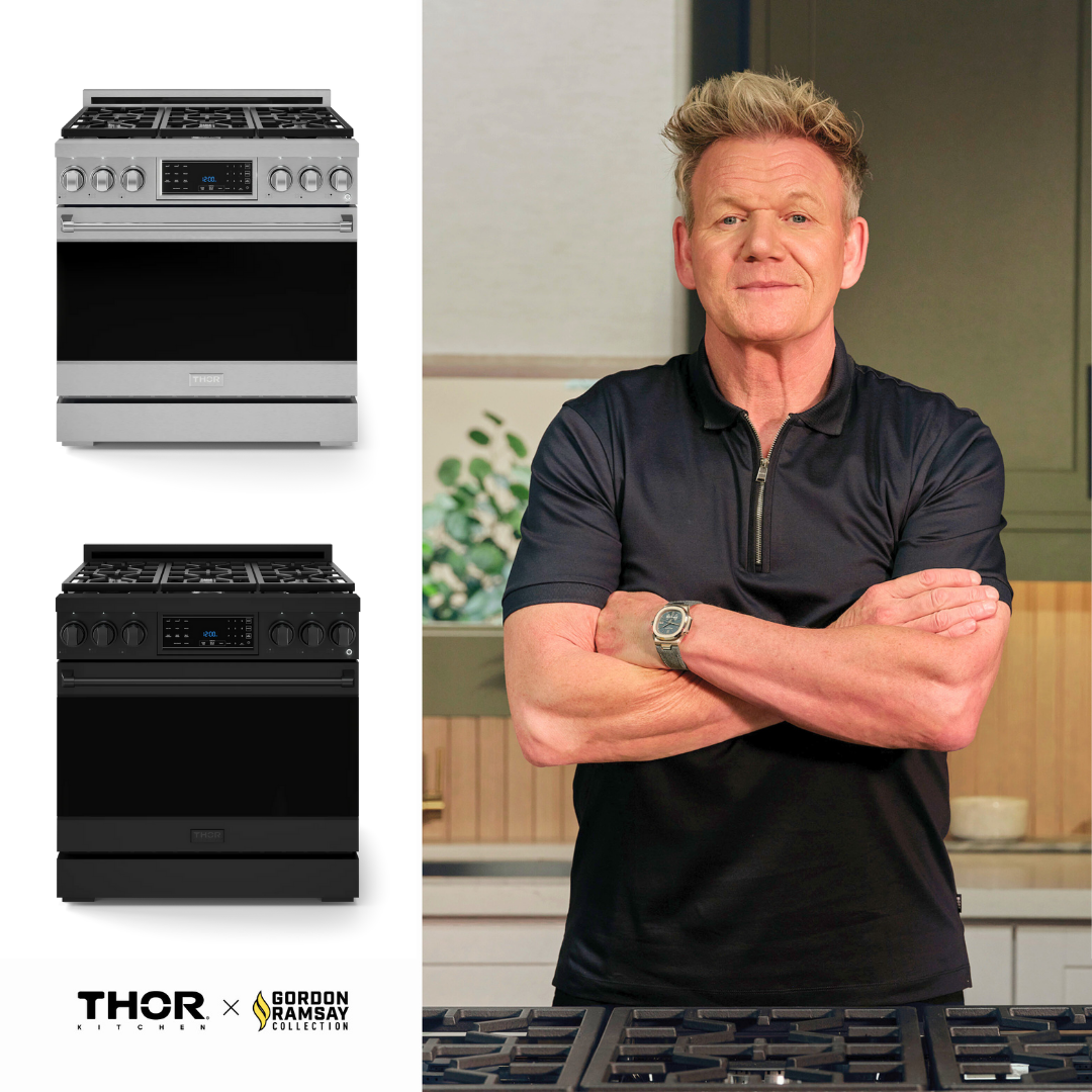 Estufa de gas natural profesional de 36" (91.5cm) THOR RSG36B