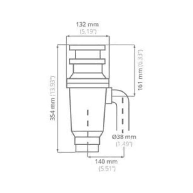 Triturador de cocina Commodore ECLIPSE - jamesandstevenmx