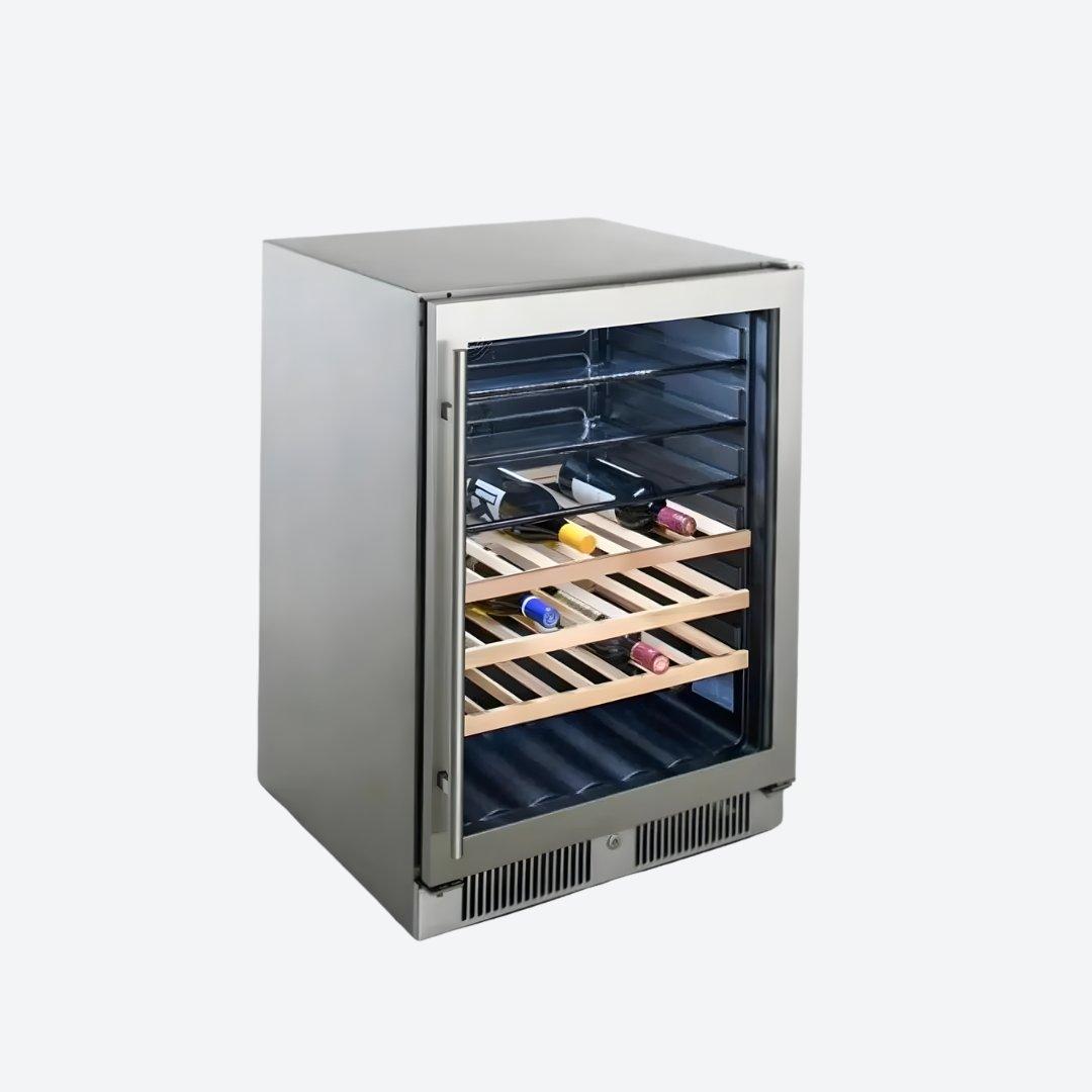 Centro de bebidas para exteriores de 24" con puerta de cristal BLAZE BLZ-GDBEV-5.5 - James & Steven