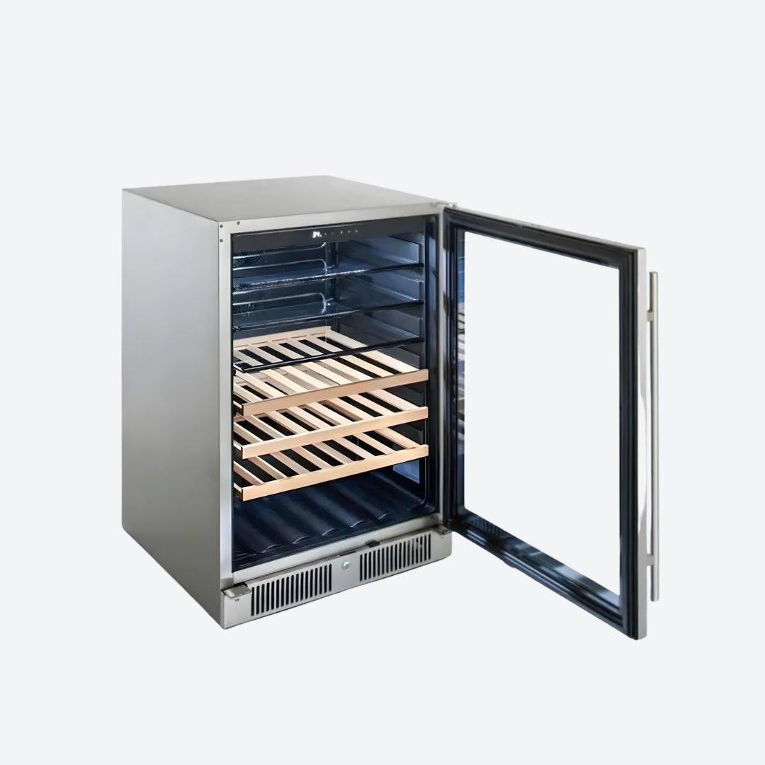Centro de bebidas para exteriores de 24" con puerta de cristal BLAZE BLZ-GDBEV-5.5 - James & Steven