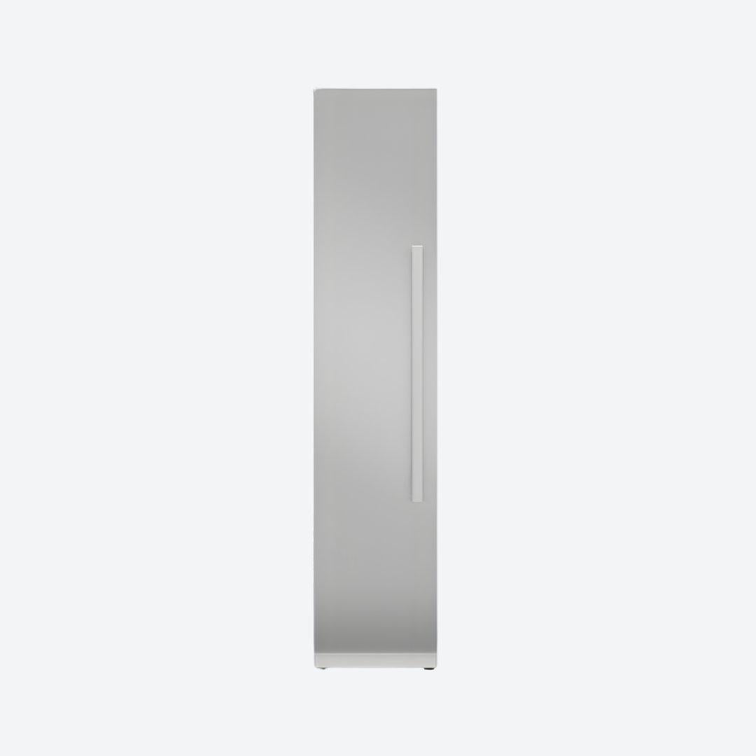 Congelador de columna panelable Bertazzoni de 18 pulgadas con bisagra izquierda e Ice Maker automático