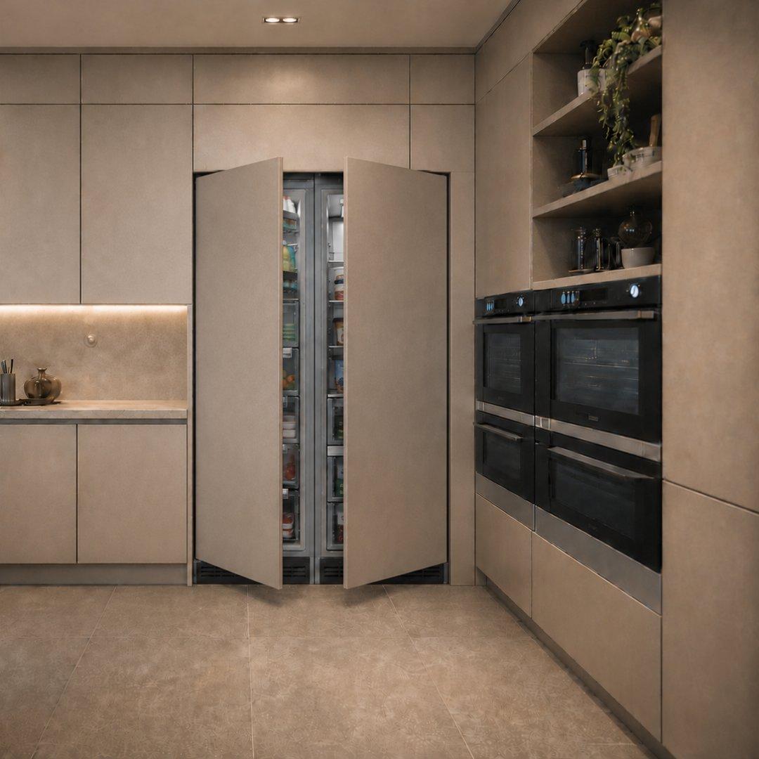 Congelador panelable Tecnolam de 60 cm con 222 litros y diseño integrado