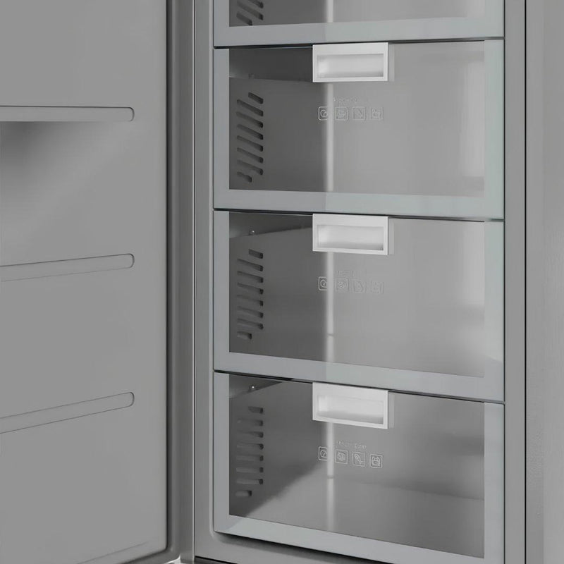 Congelador panelable Tecnolam de 60 cm con 222 litros y diseño integrado