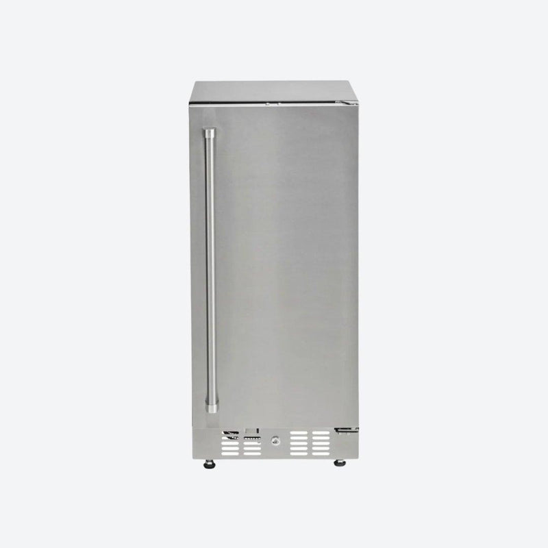 Frigobar Coyote de 15 pulgadas para exteriores con puerta reversible y control digital