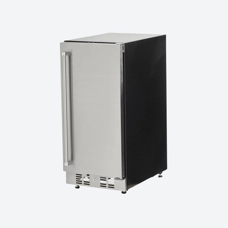 Frigobar Coyote de 15 pulgadas para exteriores con puerta reversible y control digital