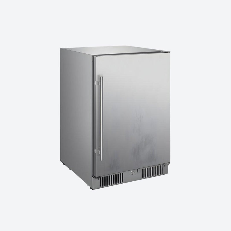 Frigobar Blaze de 20 pulgadas para exteriores con puerta reversible y diseño compacto