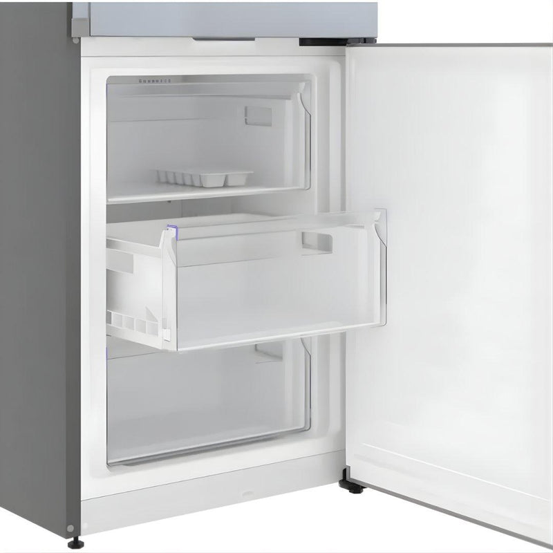Refrigerador bottom mount Bosch de 24 pulgadas en acero inoxidable con diseño counter-depth