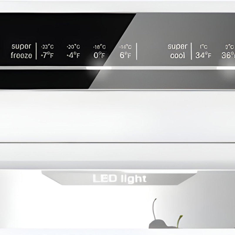 Refrigerador bottom mount Bosch de 24 pulgadas en acero inoxidable con diseño counter-depth
