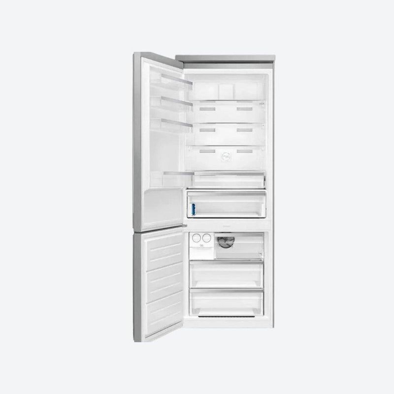 Refrigerador bottom mount Smeg Portofino de 28 pulgadas en acero inoxidable con opción de bisagra derecha o izquierda