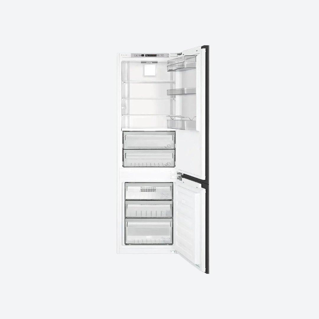 Refrigerador bottom mount panelable SMEG de 24 pulgadas con congelador inferior
