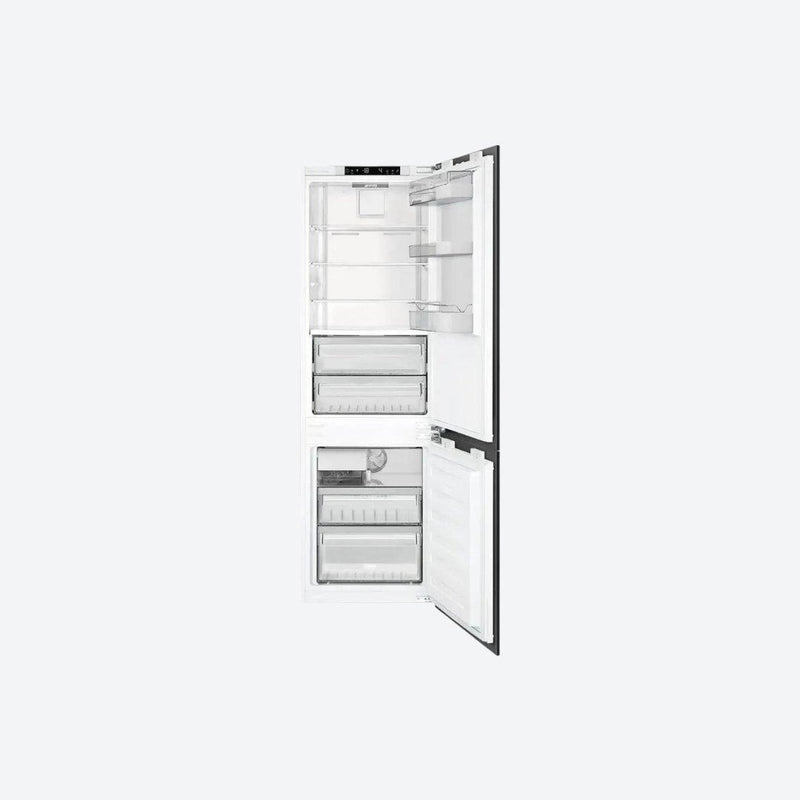 Refrigerador bottom mount panelable SMEG de 24 pulgadas con fábrica de hielos automática