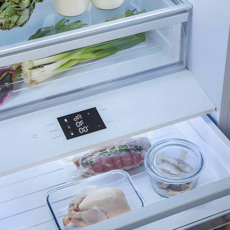 Refrigerador bottom mount panelable Bertazzoni de 36 pulgadas con Ice Maker y dispensador interno de agua