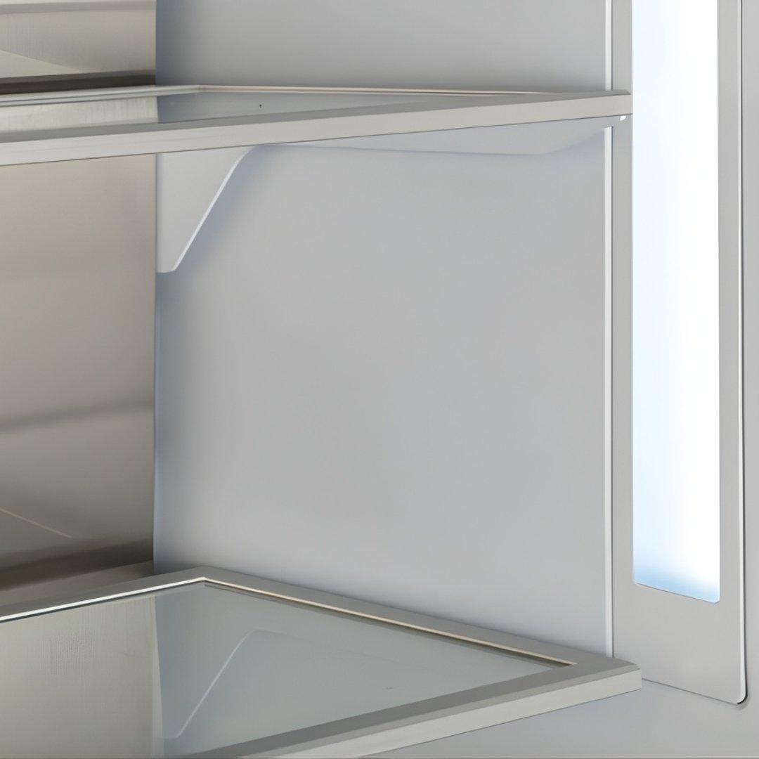 Refrigerador de columna panelable Bertazzoni de 24 pulgadas con dispensador interno de agua y puerta reversible