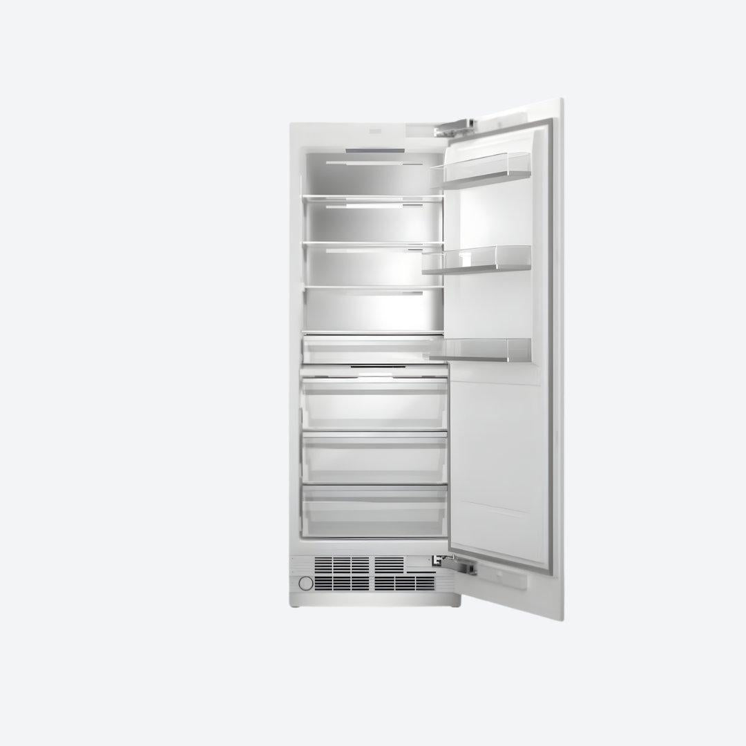 Refrigerador de columna panelable Bertazzoni de 30 pulgadas con dispensador interno de agua y puerta reversible