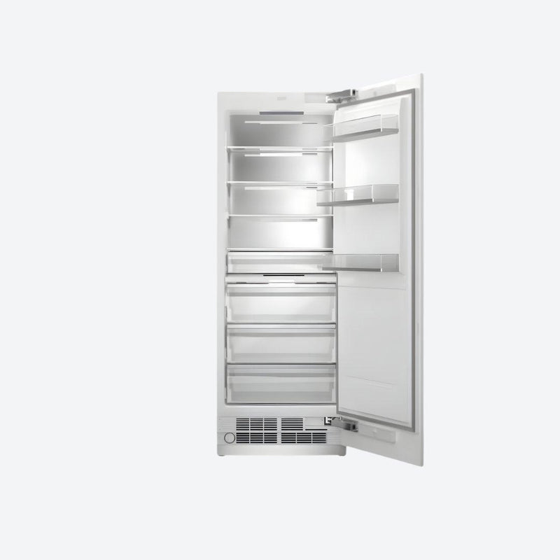 Refrigerador de columna panelable Bertazzoni de 30 pulgadas con dispensador interno de agua y puerta reversible