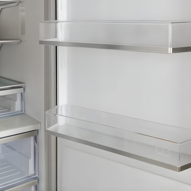 Refrigerador de columna panelable Bertazzoni de 30 pulgadas con dispensador interno de agua y puerta reversible