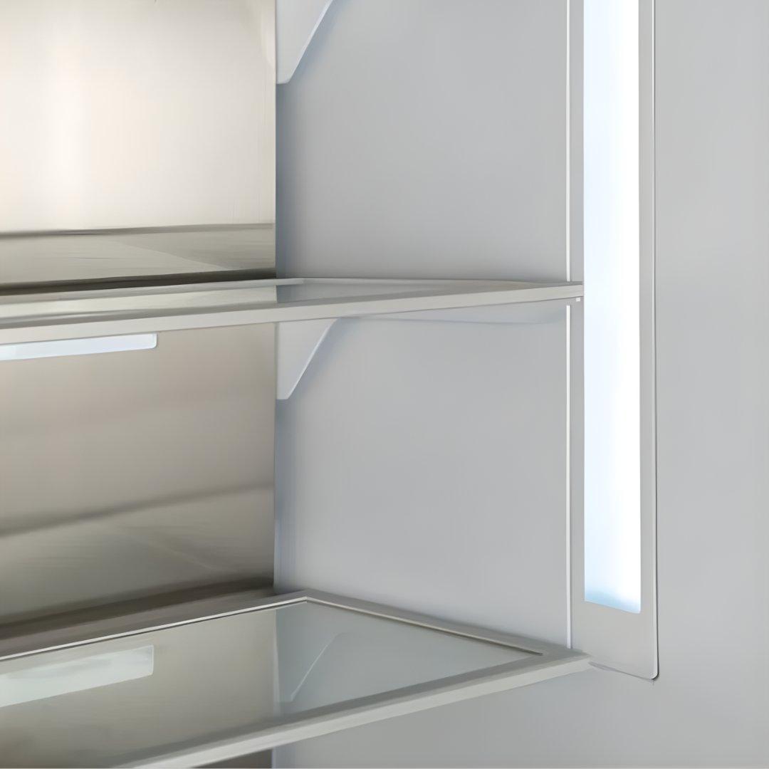 Refrigerador de columna panelable Bertazzoni de 30 pulgadas con dispensador interno de agua y puerta reversible