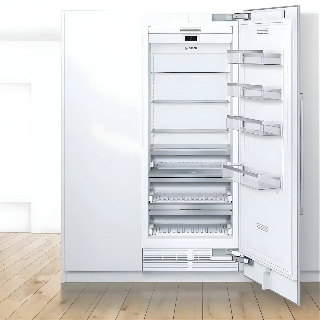 Refrigerador de columna panelable Bosch de 30 pulgadas con diseño empotrable premium