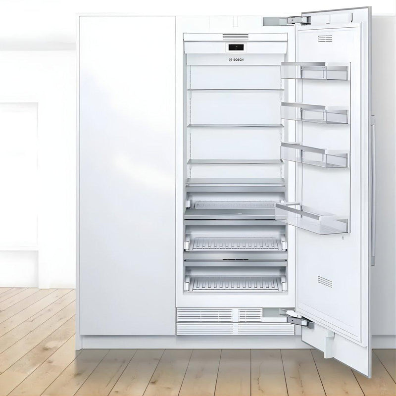 Refrigerador de columna panelable Bosch de 30 pulgadas con diseño empotrable premium