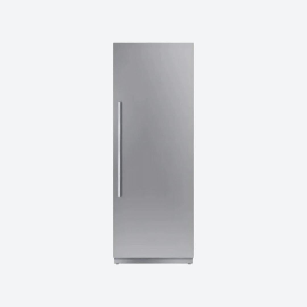 Refrigerador columna panelable Thermador de 30 pulgadas con diseño flush e interior de acero inoxidable