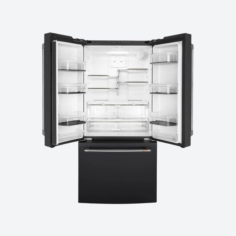 Refrigerador French door Café Appliances de 19 pies cúbicos en acero inoxidable con dispensador interno de agua