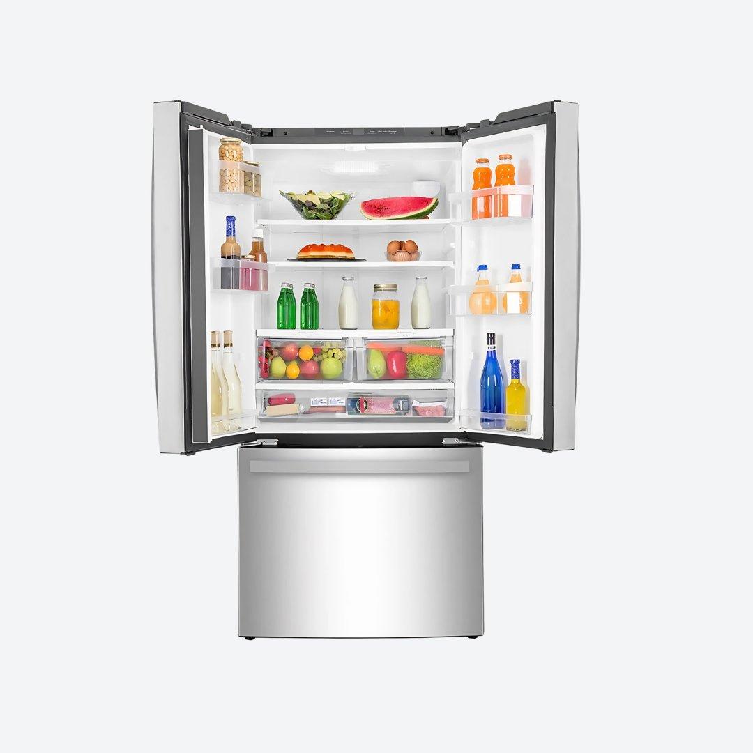 Refrigerador French Door Ge Profile de 25 pies cúbicos en acabado inoxidable