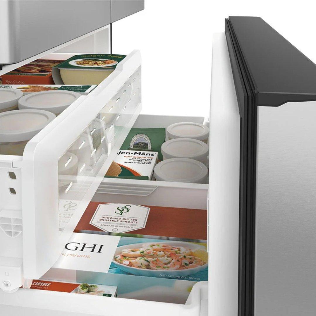 Refrigerador French door Café Appliances de 27.7 pies cúbicos con dispensador de agua caliente en acabado matte black