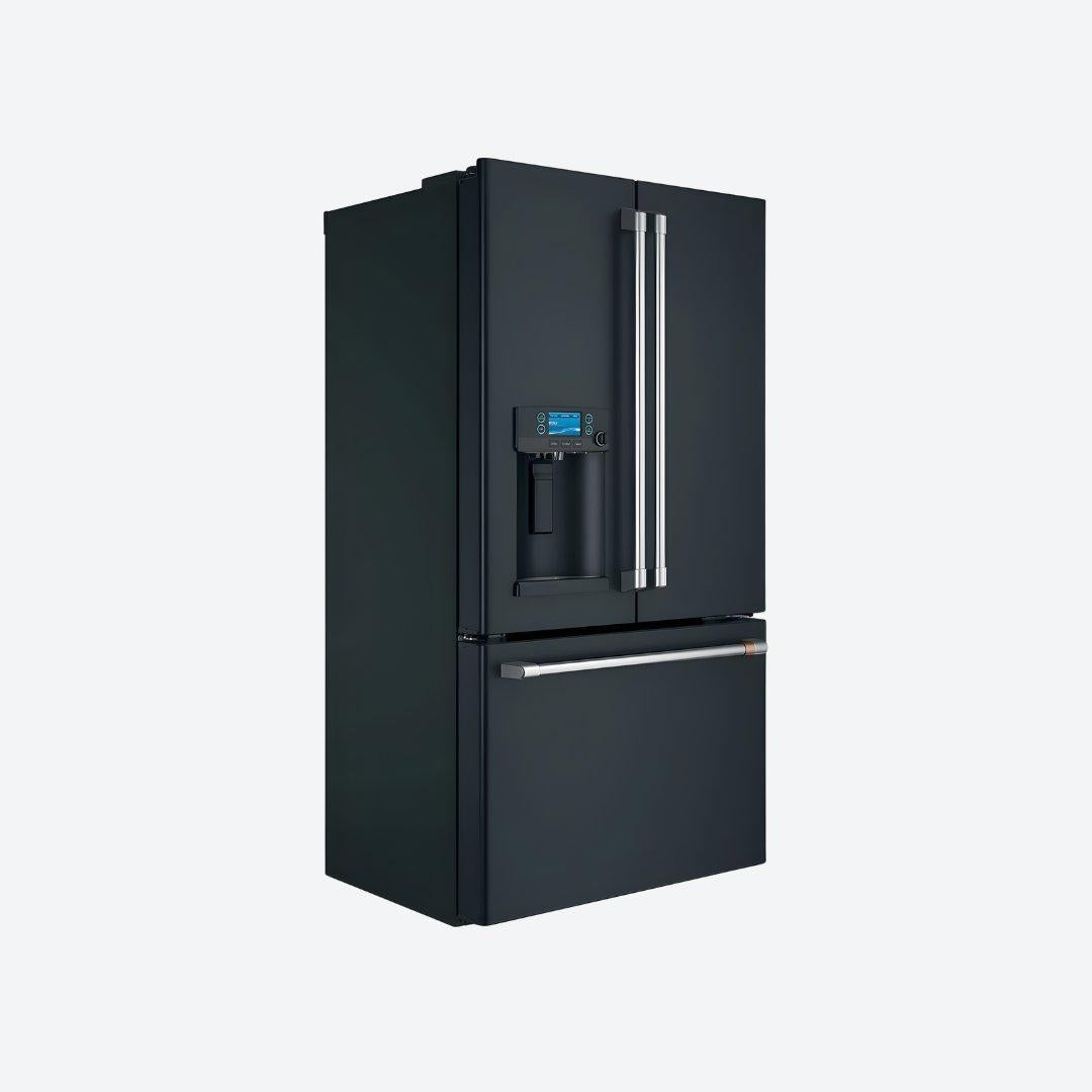 Refrigerador French door Café Appliances de 27.7 pies cúbicos con dispensador de agua caliente en acabado matte black