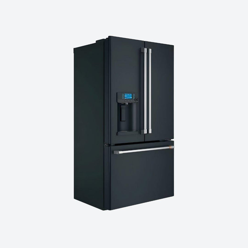 Refrigerador French door Café Appliances de 27.7 pies cúbicos con dispensador de agua caliente en acabado matte black