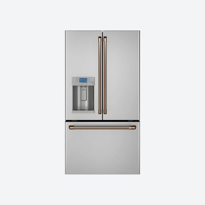 Refrigerador French door Café Appliances de 27.7 pies cúbicos con dispensador de agua caliente en acabado matte black