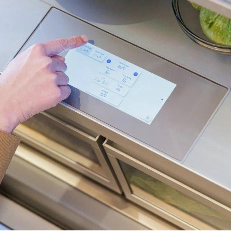 Refrigerador french door empotrable Thermador de 42 pulgadas en acero inoxidable con Flex Drawer