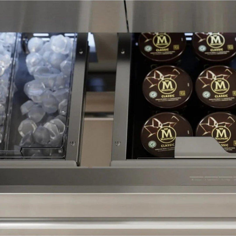 Refrigerador french door empotrable Thermador de 42 pulgadas en acero inoxidable con Flex Drawer