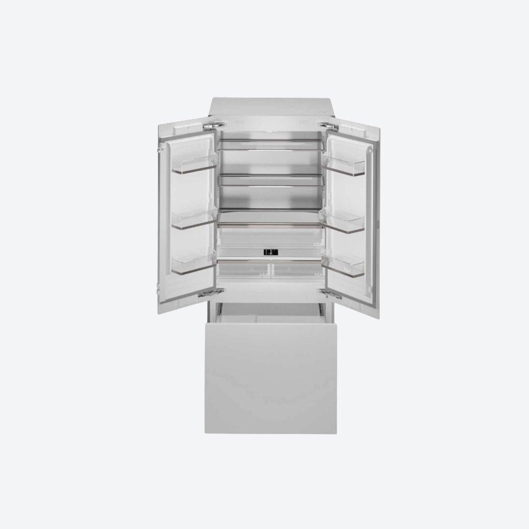 Refrigerador french door panelable SMEG de 36 pulgadas con ice maker automático
