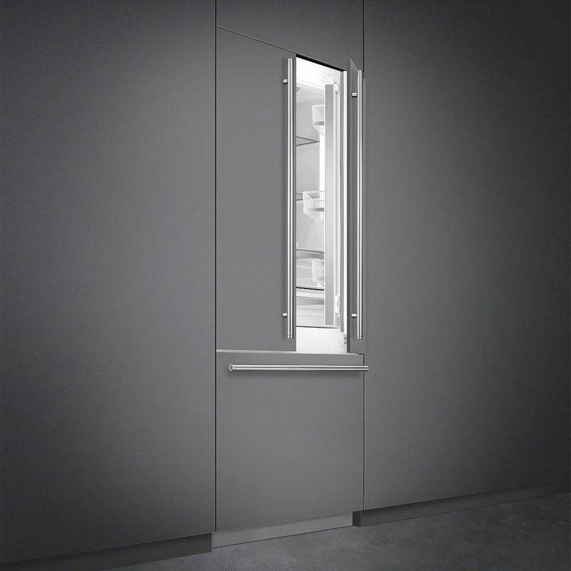 Refrigerador french door panelable SMEG de 36 pulgadas con ice maker automático
