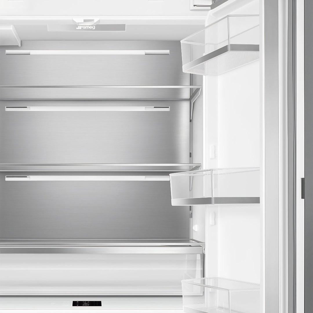 Refrigerador french door panelable SMEG de 36 pulgadas con ice maker automático