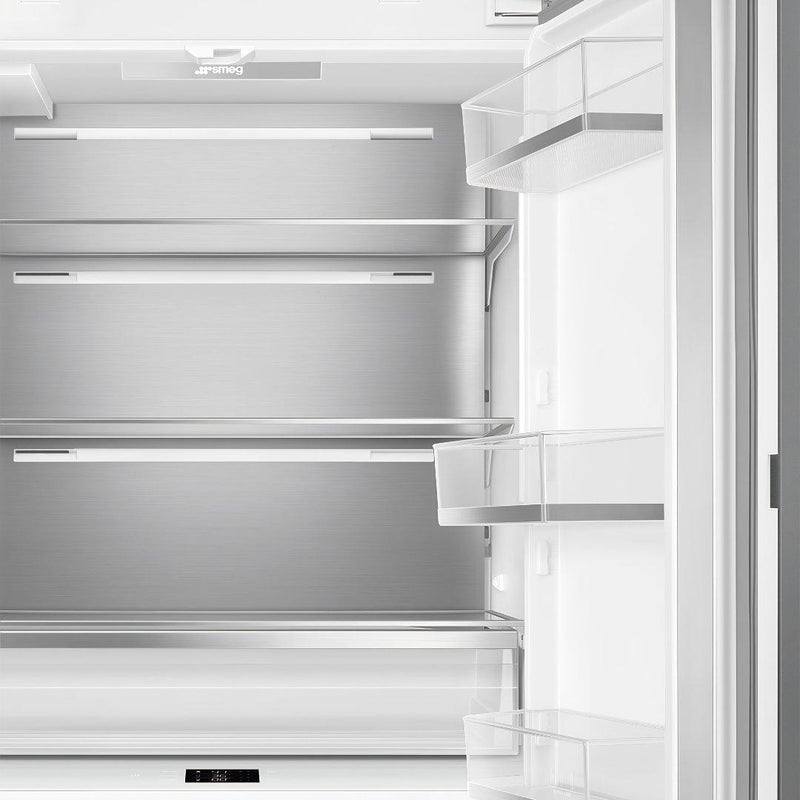 Refrigerador french door panelable SMEG de 36 pulgadas con ice maker automático