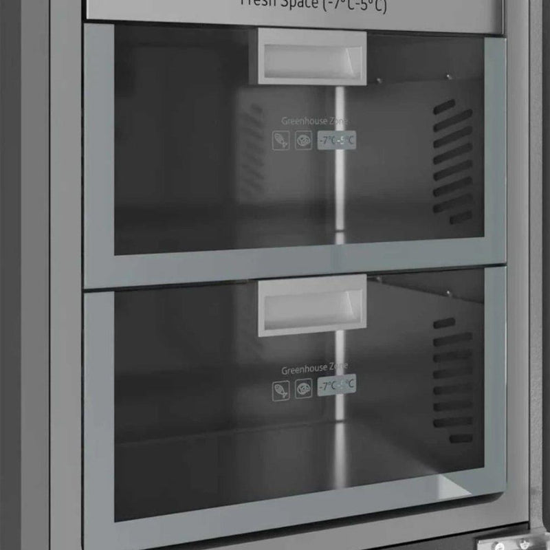 Refrigerador panelable Tecnolam de 60 cm con 306 litros y diseño integrado