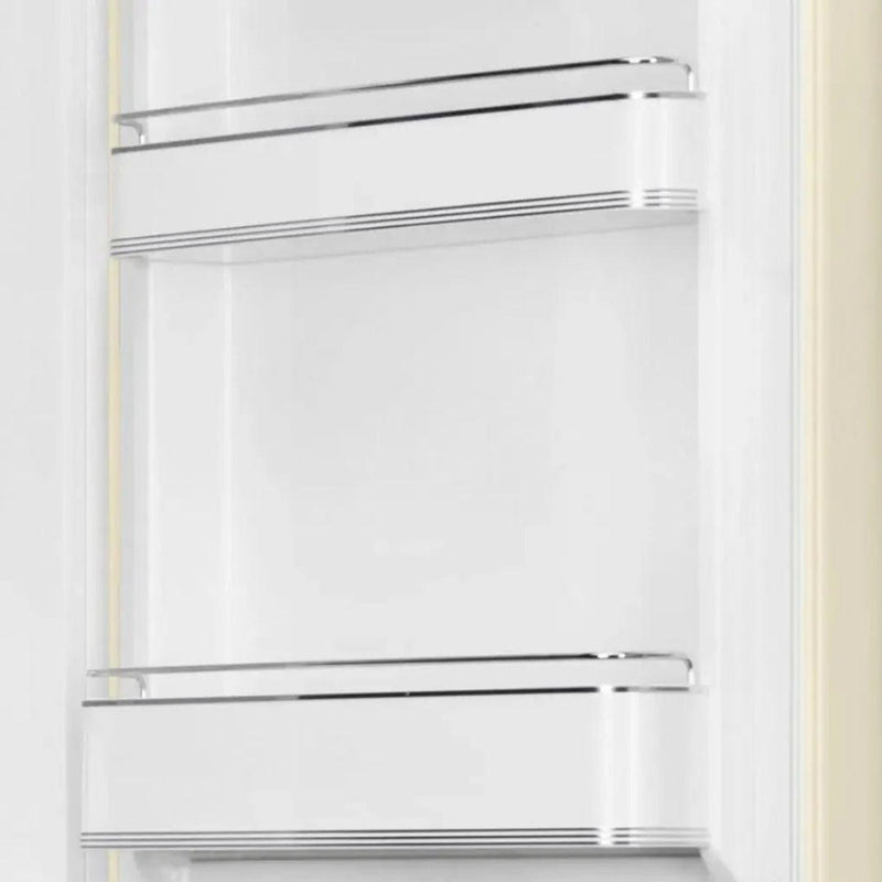 Refrigerador retro Smeg de 24 pulgadas con congelador inferior en rojo, negro, crema o blanco