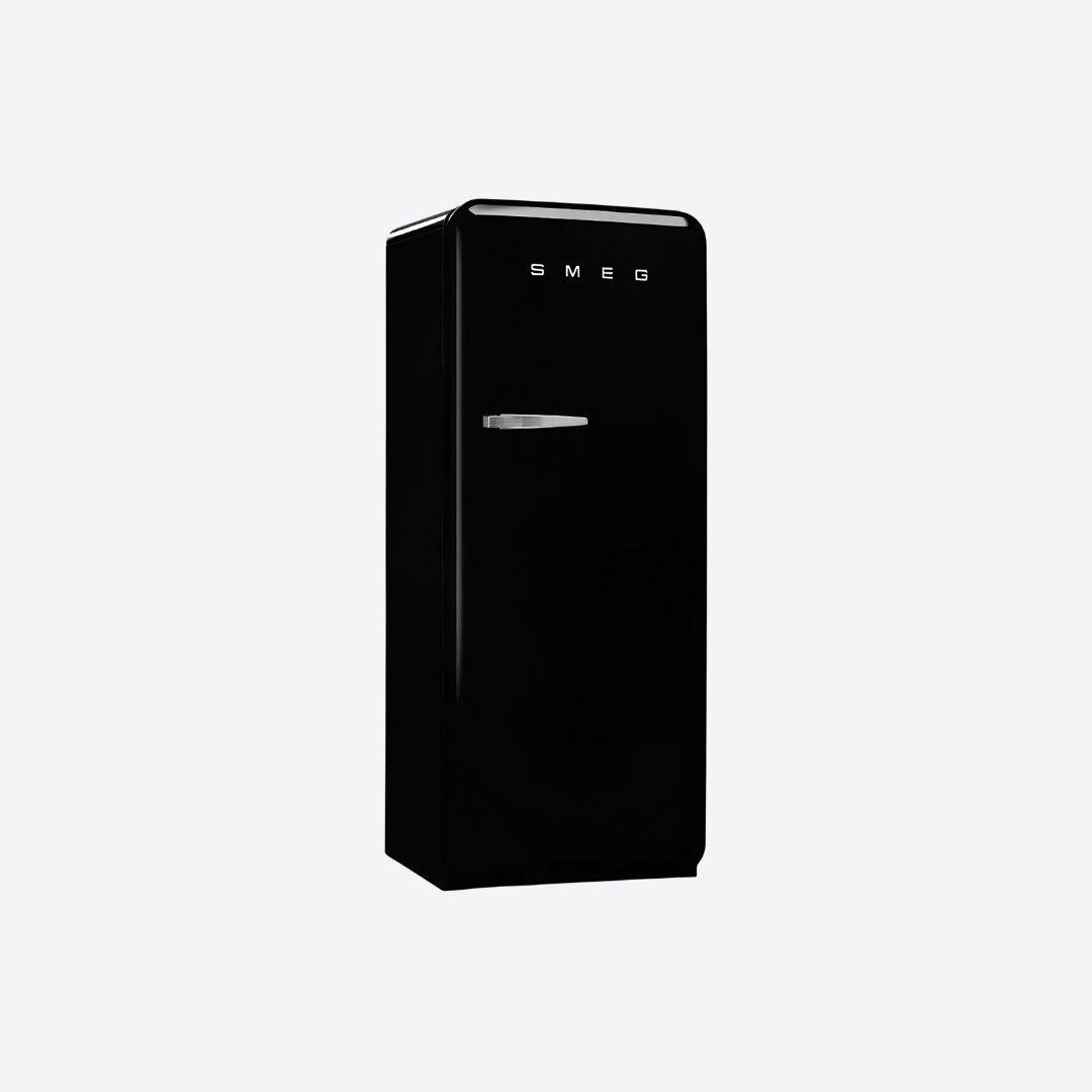 Refrigerador retro Smeg de 24 pulgadas en rojo, negro, crema o blanco con congelador interno