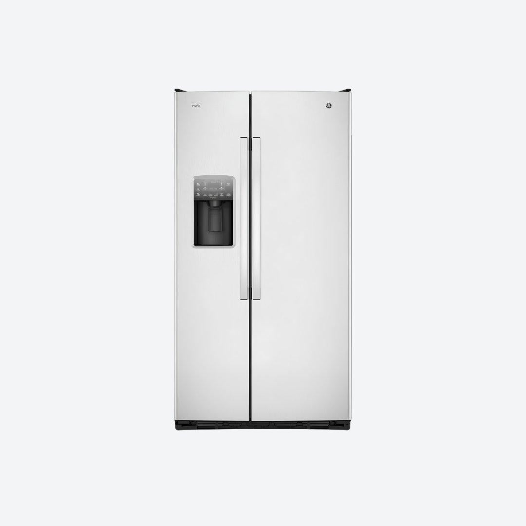 Refrigerador Side by Side 27 p³ Acero Inoxidable GE PROFILE PNM26PGTCFS
