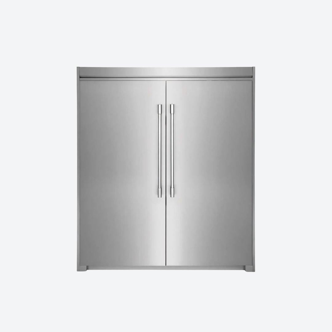 Sistema de columnas Frigidaire Professional con refrigerador, congelador y trim kit dual de 79 pulgadas