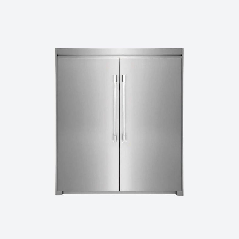 Sistema de columnas Frigidaire Professional con refrigerador, congelador y trim kit dual de 79 pulgadas