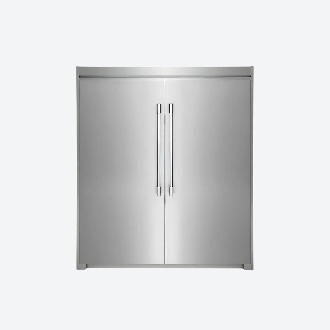 Sistema de columnas Frigidaire Professional con refrigerador, congelador y trim kit dual de 79 pulgadas