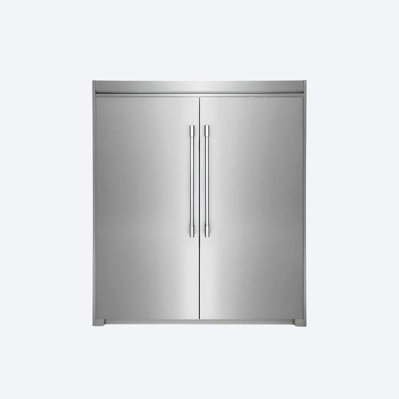 Sistema de columnas Frigidaire Professional con refrigerador, congelador y trim kit dual de 79 pulgadas