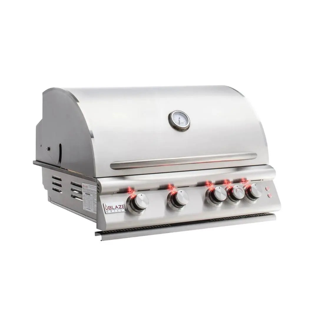 Asador LTE 5 quemadores con luces 40" BLAZE - jamesandstevenmx