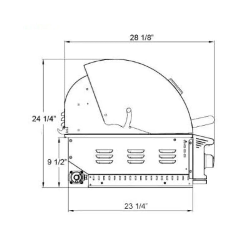 Asador 3 quemadores 34" BLAZE - jamesandstevenmx